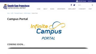 
                            8. Campus Portal - South San Francisco Unified - Ssfhs Portal