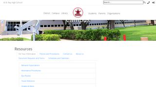 
                            5. Campus - W.B. Ray High School - ccisd - Ray High School Student Portal