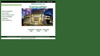 
                            1. CampusNet - Cleveland State University - Campus Net Portal