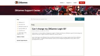 
                            8. Can I change my Z8Games Login ID? - Z8Games Support ... - Crossfire Z8games Login