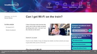 
                            4. Can I get Wi-Fi on the train? | broadbandchoices - Transpennine Express Wifi Portal