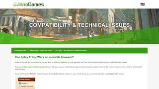 
                            6. Can I play Tribal Wars on a mobile browser? - InnoGames ... - Tribalwars Net Portal