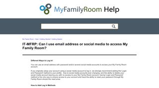 
                            5. Can I use email address or social media to access My Family ... - My Ucdsb Ca Email Portal