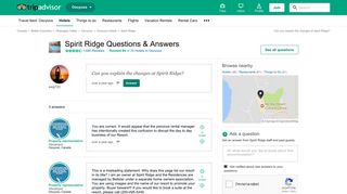 
                            2. Can you explain the changes at Spirit Ridge? - TripAdvisor - Spirit Ridge Owners Association Portal