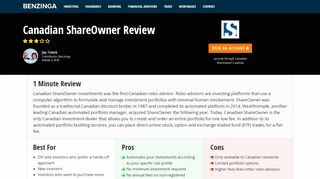 Canadian ShareOwner Review • Benzinga - Canadian Shareowner Portal