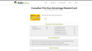 Canadian Tire Gas Advantage MasterCard