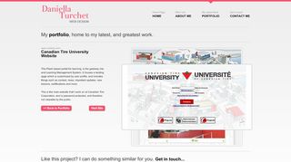 
                            8. Canadian Tire University - Daniella Turchet Web Design - Cantireu Login