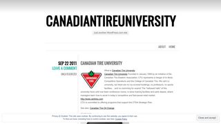 
                            7. canadiantireuniversity - Canadian Tire University - Cantireu Login