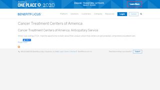 
                            5. Cancer Treatment Centers of America | Benefitfocus - Ctca Workday Login