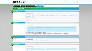 
                            3. CANNOT LOGIN - NeoBux Forum - Neobux Portal Not Opening