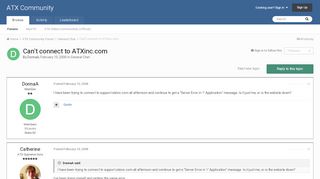 
                            7. Can't connect to ATXinc.com - General Chat - ATX Community - Atxinc Portal