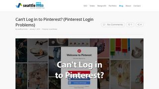 
                            1. Can't Log in to Pinterest? (Pinterest Login Problems) - Seattle ... - Pinterest Login Page Not Working