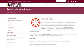 
                            1. Canvas Help for Instructors - Hartnell College - Hartnell Canvas Sign Up