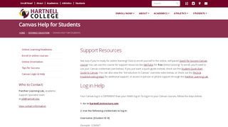 
                            7. Canvas Help for Students - Hartnell College - Hartnell Canvas Sign Up
