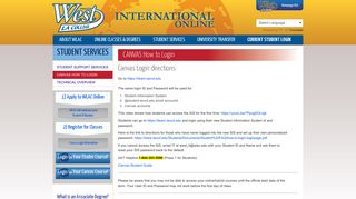 CANVAS How to Login: West LA College International Online