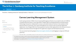 
                            1. Canvas Learning Management System - Columbia Business ... - Columbia Business School Canvas Portal