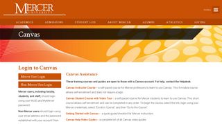 
                            3. Canvas - Mercer University - Mercer Student Portal
