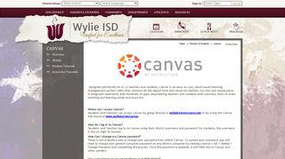 
                            2. Canvas / Overview - Wylie ISD - Canvas Wylie Isd Portal