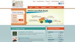
                            5. Canyon State Credit Union - Az State Credit Union Portal