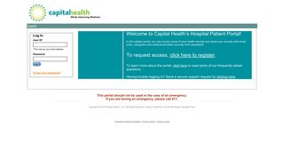 
                            5. Capital Health Hospital Patient Portal - Capital Health Patient Portal