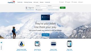 
                            8. Capital One Credit Cards, Bank, and Loans - Personal and ... - 1bank Portal