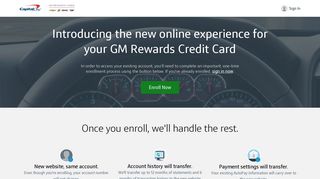 Capital One - GM Rewards Credit Card