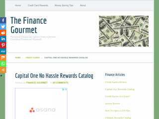 Capital One Rewards Catalog No Hassle Miles