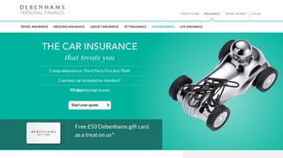 
                            1. Car Insurance | Insurance Services | Debenhams Personal Finance - Debenhams Car Insurance Portal