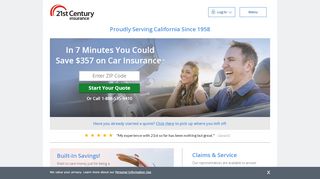 
Car Insurance Quotes Online - 21st Century Auto Insurance  
