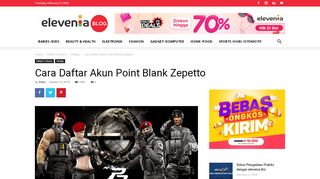 
                            7. Cara Daftar Akun Point Blank Zepetto - elevenia Blog - Cara Portal Pb Garena Indonesia