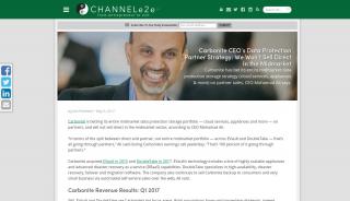 
                            8. Carbonite CEO's Data Protection Partner Strategy: We Won't Sell ... - Evault Partner Portal