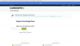 
                            2. Carbonite Support Knowledge - Evault Customer Portal