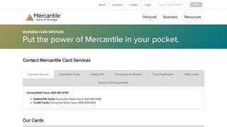 
                            9. Card Services | Mercantile Bank of Michigan | Grand Rapids, MI