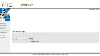 
                            1. Cardholder Login - ebtEDGE - Www Ebtedge Com Portal Login