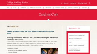 
                            5. Cardinal Cash | SUNY Plattsburgh CAS - My Plattsburgh Portal