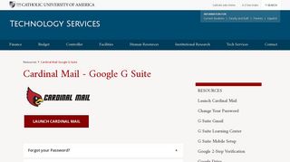 Cardinal Mail - Google G Suite  CUA