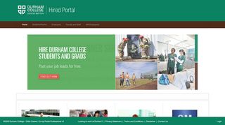 Career Development - Hired Portal - Home - Durham College - Durham College Hired Portal
