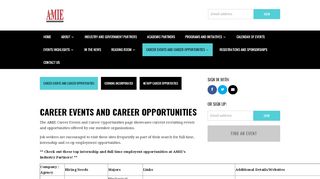 
                            14. Career Events and Career Opportunities - AMIE - Raytheon Brassring Portal