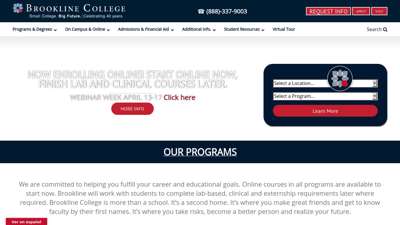 Career Focused Degree and Diploma Programs  Brookline ...