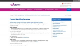 
                            6. Career Matching Services - WSG's Careers Connect | NTUC's e2i ... - Wda Job Portal