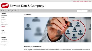 
                            4. Careers - About Us | Edward Don & Company
