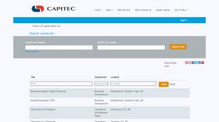 
                            3. Careers at Capitec Bank Ltd - Capitec Erecruit Login