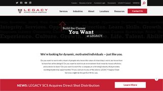 
                            3. Careers at LEGACY Supply Chain Services - Legacy Scs Employee Portal