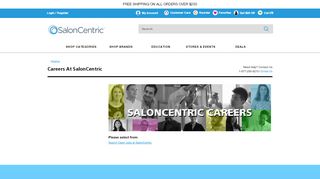 
Careers at SalonCentric  
