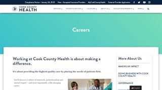 
                            1. Careers – Cook County Health - Cook County Hospital Jobs Portal