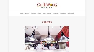 
                            3. Careers — CraftWorks Holdings - CraftWorks Restaurants - Craftworks Login
