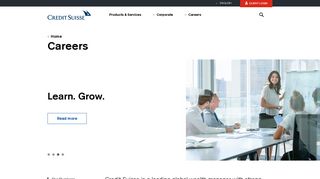 
                            5. Careers - Credit Suisse - Credit Suisse Karriere Portal