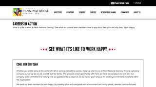 
                            6. Careers in Action | Penn National Gaming - Penn National Gaming Portal