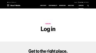 
Careers Login for Employees & New Applicants - T-Mobile  

