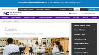 
                            3. Careers | Montgomery College, Maryland - Montgomery College Ejobs Portal